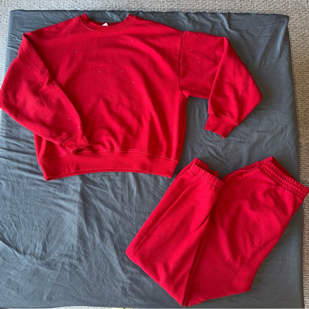 Victoria's Secret Sweatshirt and Joggers Set